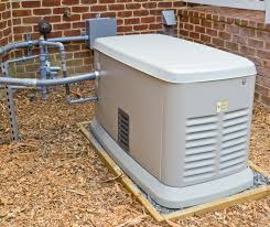 Whole-home standby generator installation